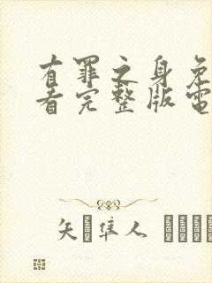 有罪之身免费观看完整版电视剧高清