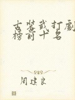 古装武打剧排行榜前十名