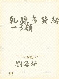 乳腺多发结节2一3类