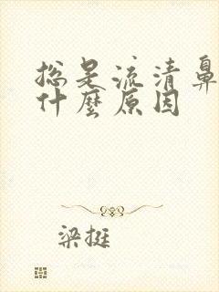 总是流清鼻涕是什么原因