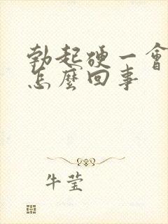 勃起硬一会就软怎么回事