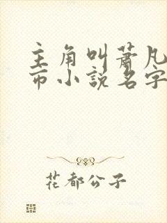 主角叫萧凡的都市小说名字