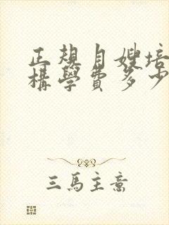 正规月嫂培训机构学费多少钱