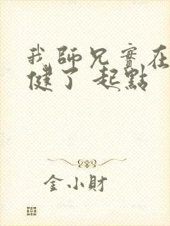 我师兄实在太稳健了 起点封面