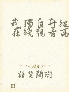 我独自升级动漫在线观看高清