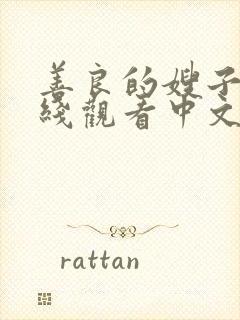 善良的嫂子4在线观看中文封面