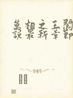 万相之王阅读小说最新章节