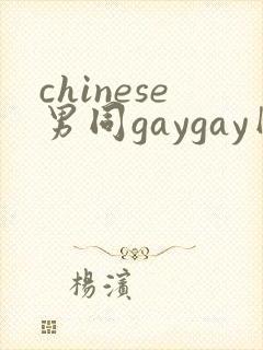 chinese男同gaygay网站