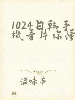1024日韩手机看片你懂的
