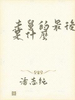 老舅的最后结局是什么