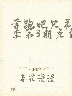 奔跑吧兄弟第四季第3期免费观看