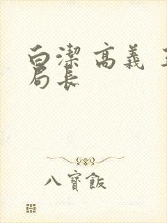 白洁 高义 王局长