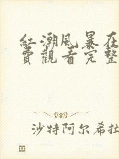 红潮风暴在线免费观看完整版国语