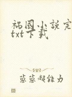 祸国小说完整版txt下载