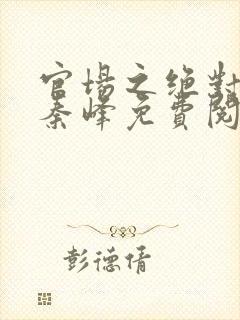 官场之绝对权力秦峰免费阅读全文