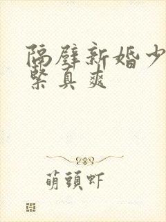 隔壁新婚少妇真紧真爽