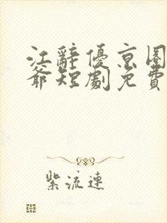 江辞优京圈太子爷短剧免费播放