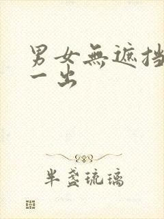 男女无遮挡一进一出
