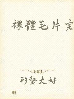 裸体毛片完整版