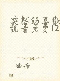 突然的喜欢在线观看免费12集