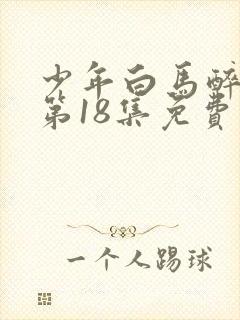少年白马醉春风第18集免费播放