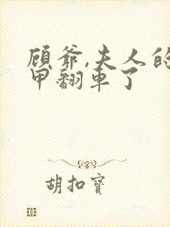 顾爷,夫人的马甲翻车了