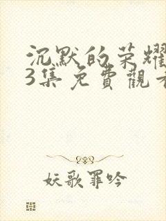 沉默的荣耀第33集免费观看