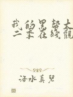 我的黑帮大佬第二季在线观看免费播放器美剧