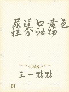 尿道口黄色液体性分泌物