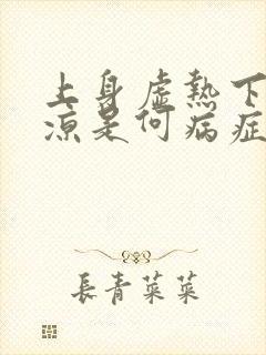 上身虚热下身寒凉是何病症