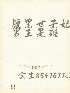 腹黑世子妃日常男主是谁