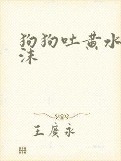 狗狗吐黄水带泡沫