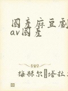 国产麻豆剧传媒av国产