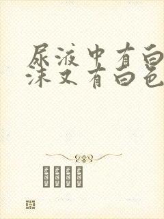 尿液中有白色泡沫又有白色沉淀物