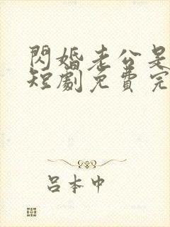 闪婚老公是总裁短剧免费完整版