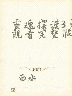 灵魂摆渡3免费观看完整版