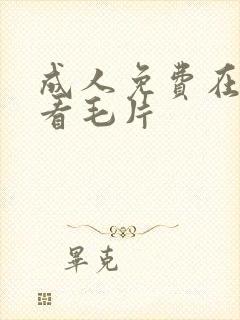 成人免费在线观看毛片