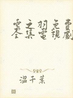 云之羽免费观看全集电视剧完整版封面