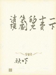 消失的十一层电视剧免费下载观看