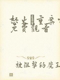 怒火·重案电影免费观看