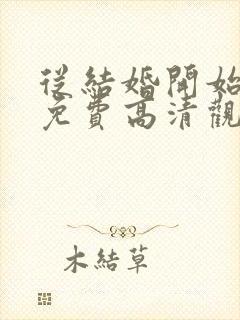 从结婚开始恋爱免费高清观看全集封面