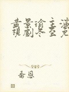 黄景瑜主演的电视剧冬至免费观看封面