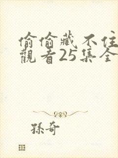 偷偷藏不住免费观看25集全集