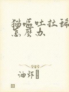 猫呕吐拉稀带血怎么办