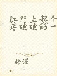 肛门上起个大疙瘩硬硬的一摸就痛