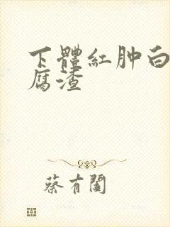 下体红肿白带豆腐渣