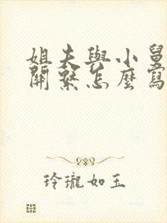 姐夫与小舅子的关系怎么写