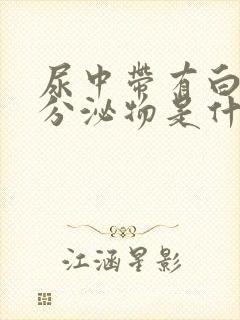 尿中带有白色的分泌物是什么原因