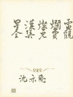 星汉灿烂电视剧全集免费观看