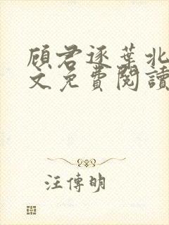 顾君逐叶北北全文免费阅读封面